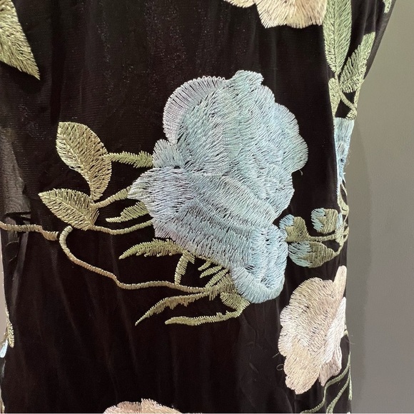 Calvin Klein Dress embroidered elevated by peekaboo illusion mesh size 10 - Picture 7 of 12
